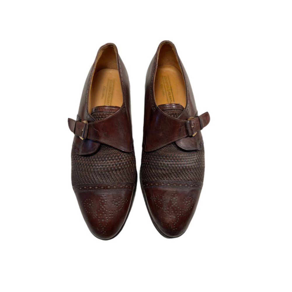 Johnston & Murphy - Cellini woven leather oxford unique style